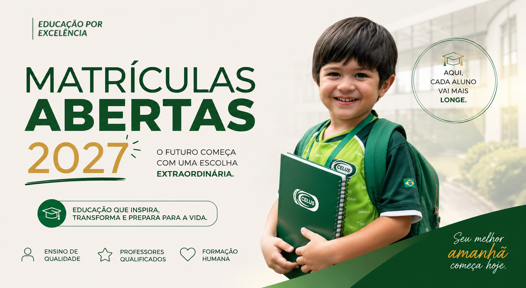Alunos felizes em sala de aula